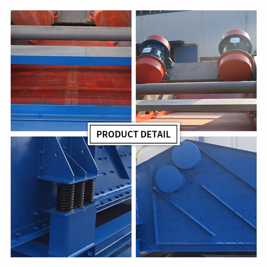 Salt Industry Dewatering Sieving Machinery Carbon Steel Dehydration Vibrating Screen