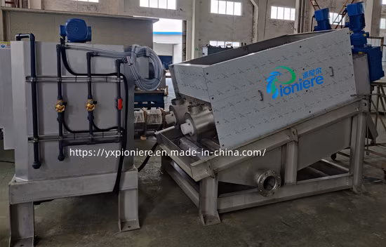 Waste Water Treatment and Sludge Dewatering Sludge Dehydrator Solids