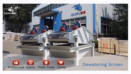 Salt Industry Dewatering Sieving Machinery Carbon Steel Dehydration Vibrating Screen