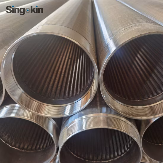 SUS 304 316 316L Johnson Water Well Screen Dewatering Screen