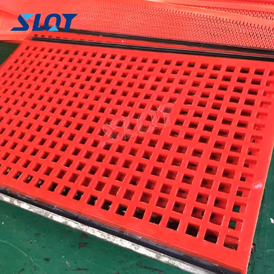 Polyurethane and Steel Frame Modular Vibrating Screen Dewatering PU Panel